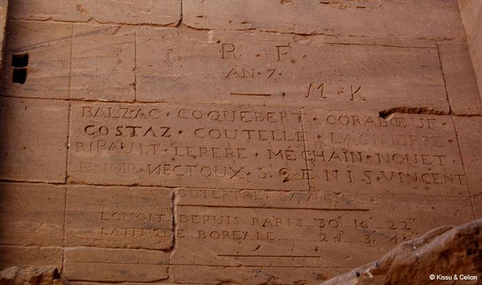 Kas tunnete mÃµne nime Ã¤ra ka? / Can you recognize some names?
Juba Prantsuse sÃµdurid aastal 1799 armastasid oma nime seintele kirjutada.

Apparently, the French soldiers in 1799 also liked to write their names on the wall everywhere they went.
